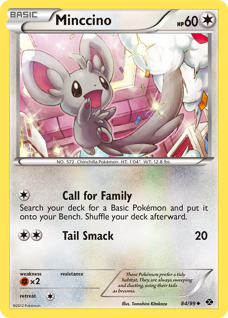 Minccino (84/99) [Black & White: Next Destinies] | Game Haven TX