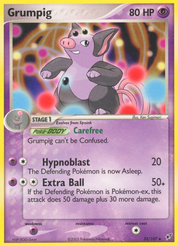 Grumpig (32/107) [EX: Deoxys] | Game Haven TX