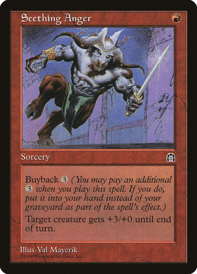 Seething Anger [Stronghold] | Game Haven TX