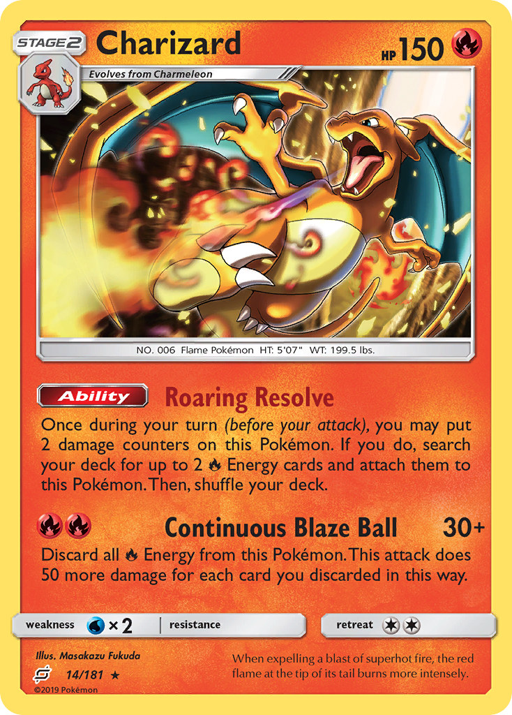 Charizard (14/181) [Sun & Moon: Team Up] | Game Haven TX