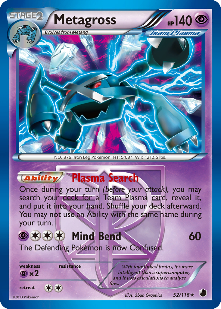 Metagross (52/116) [Black & White: Plasma Freeze] | Game Haven TX