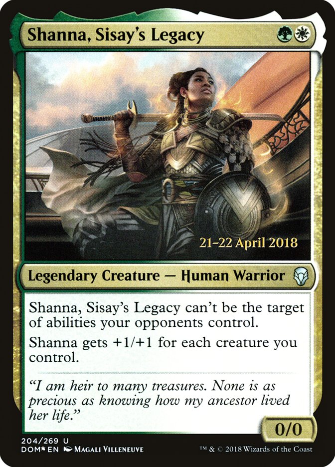 Shanna, Sisay's Legacy [Dominaria Promos] | Game Haven TX