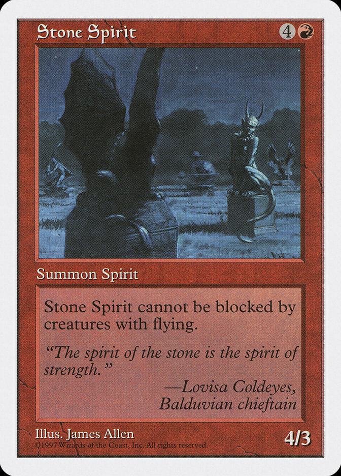 Stone Spirit [Fifth Edition] | Game Haven TX
