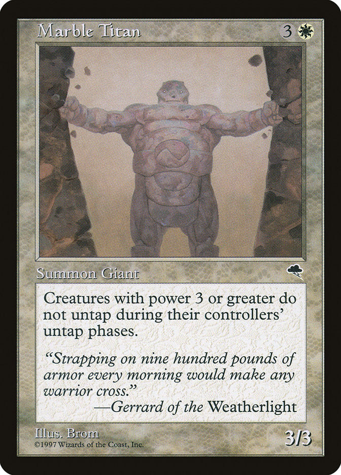Marble Titan [Tempest] | Game Haven TX