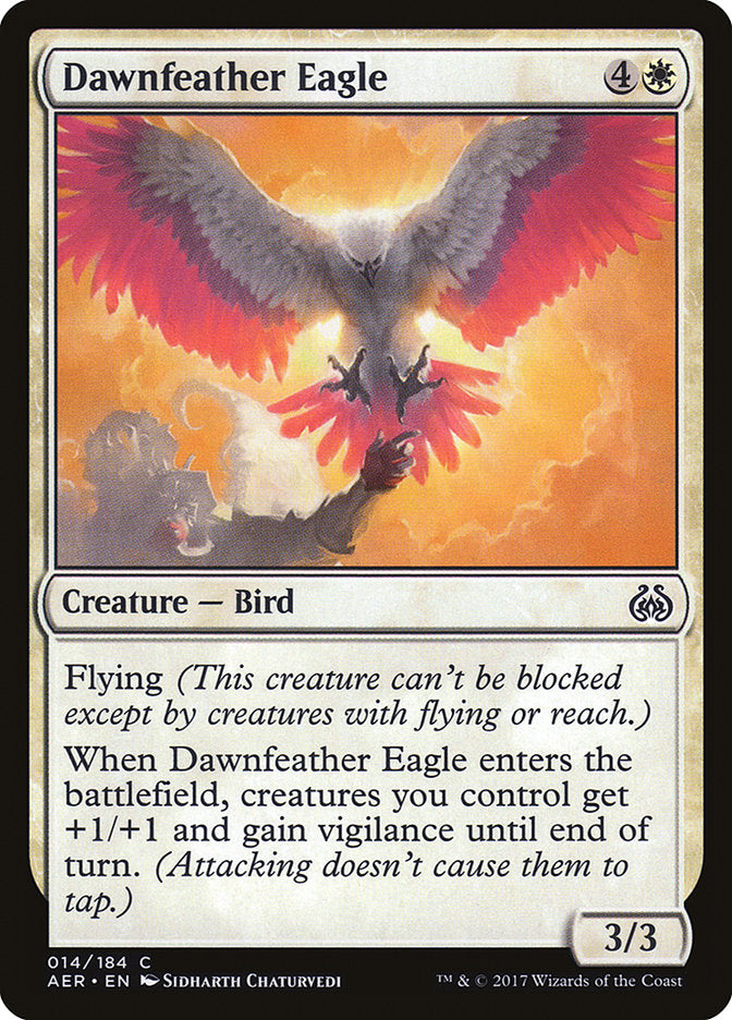 Dawnfeather Eagle (Intro Pack) [Aether Revolt Promos] | Game Haven TX
