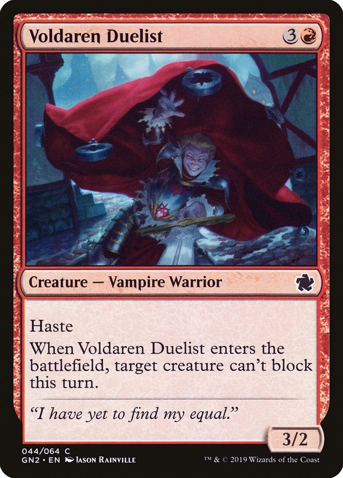 Voldaren Duelist [Game Night 2019] | Game Haven TX