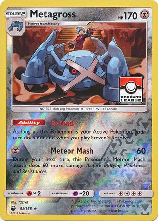 Metagross (95/168) (League Promo) [Sun & Moon: Celestial Storm] | Game Haven TX