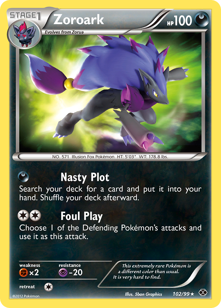 Zoroark (102/99) [Black & White: Next Destinies] | Game Haven TX