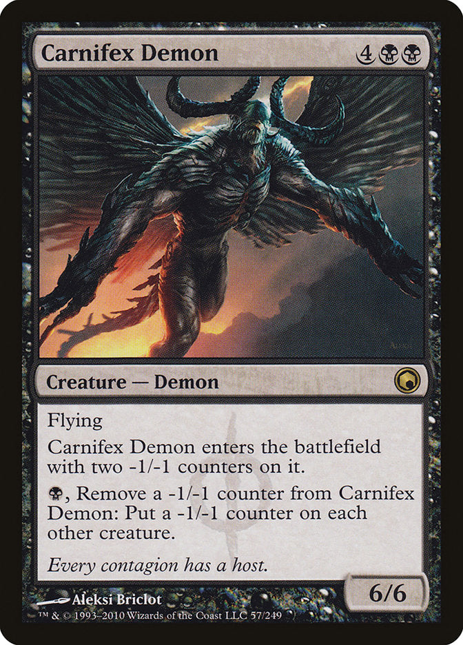 Carnifex Demon [Scars of Mirrodin] | Game Haven TX