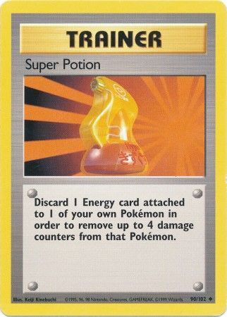 Super Potion (90/102) [Base Set Unlimited] | Game Haven TX