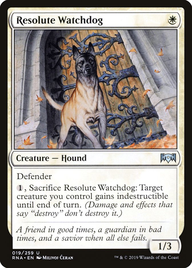 Resolute Watchdog [Ravnica Allegiance] | Game Haven TX