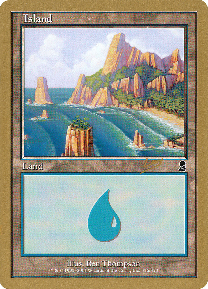Island (rl336a) (Raphael Levy) [World Championship Decks 2002] | Game Haven TX