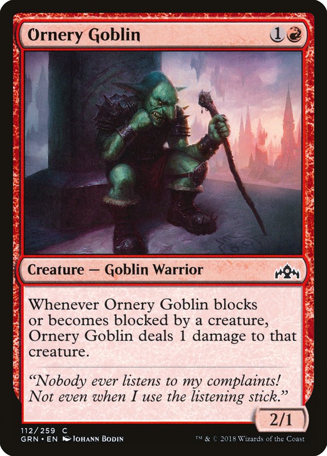 Ornery Goblin [Guilds of Ravnica] | Game Haven TX