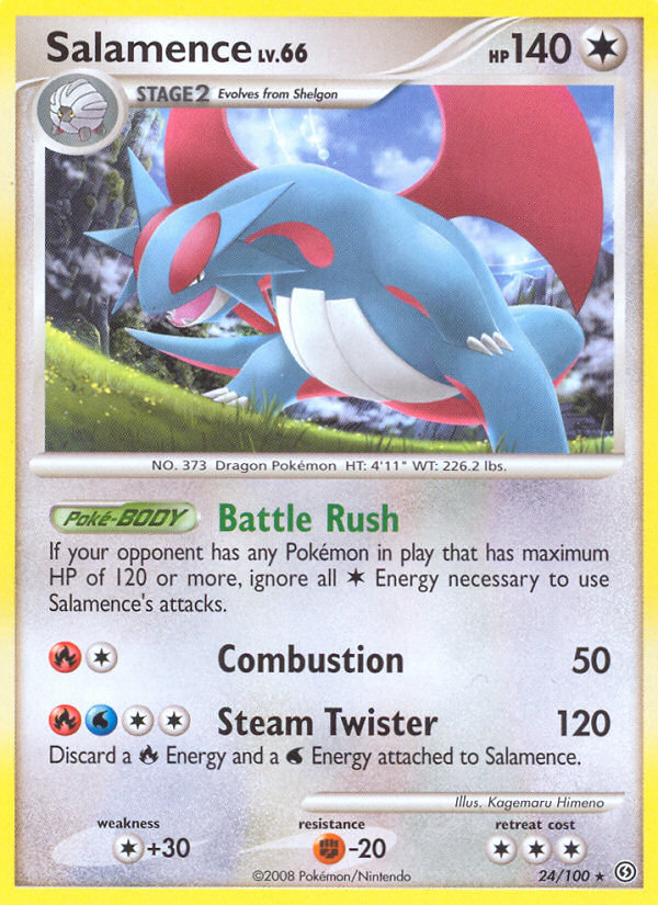 Salamence (24/100) [Diamond & Pearl: Stormfront] | Game Haven TX