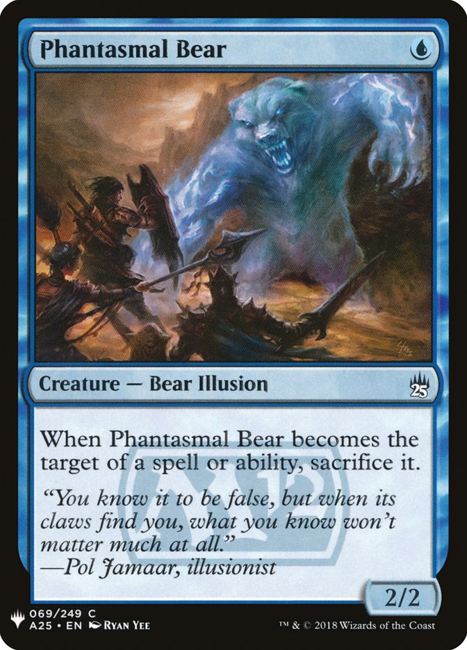 Phantasmal Bear [Mystery Booster] | Game Haven TX