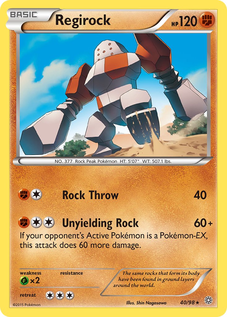 Regirock (40/98) (Theme Deck Exclusive) [XY: Ancient Origins] | Game Haven TX