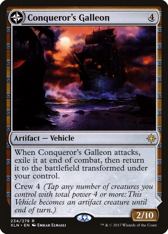 Conqueror's Galleon // Conqueror's Foothold [Ixalan] | Game Haven TX