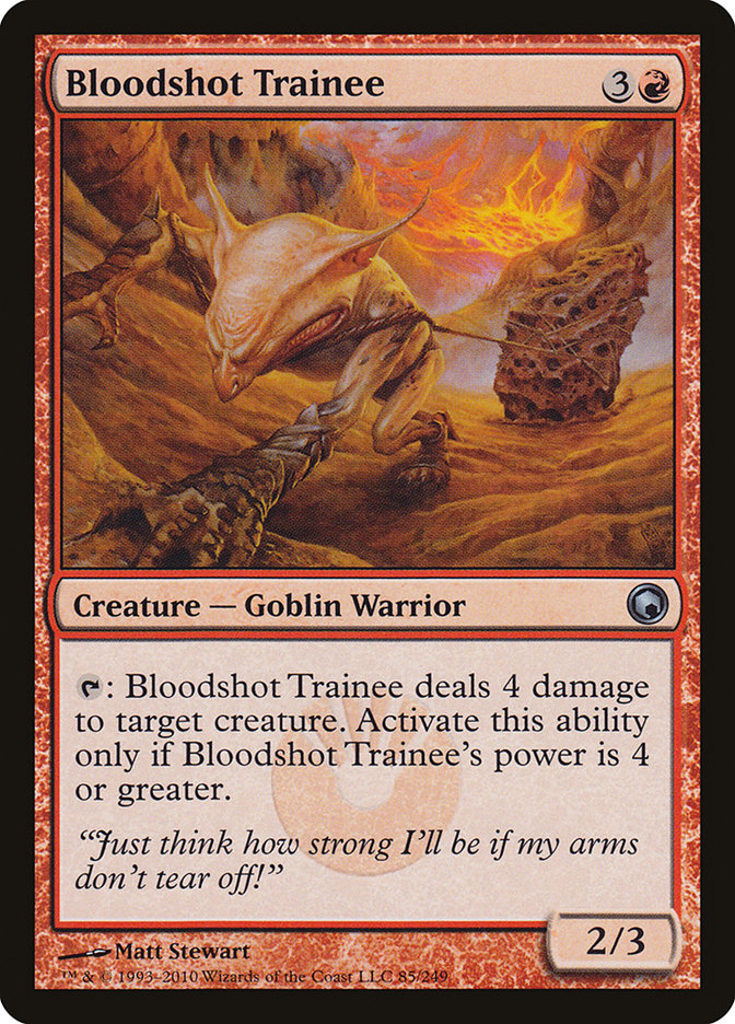 Bloodshot Trainee [Scars of Mirrodin] | Game Haven TX