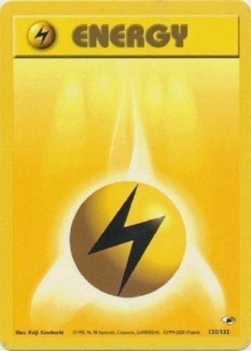 Lightning Energy (130/132) [Gym Heroes Unlimited] | Game Haven TX
