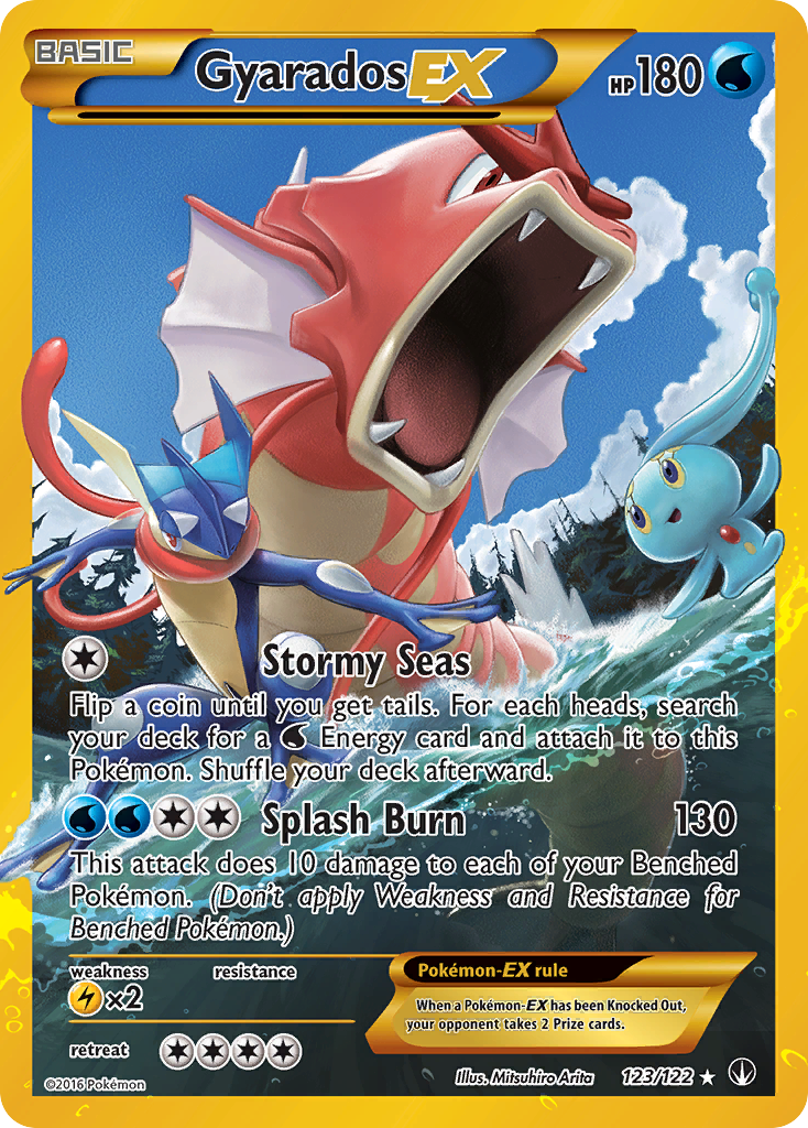 Gyarados EX (123/122) [XY: BREAKpoint] | Game Haven TX