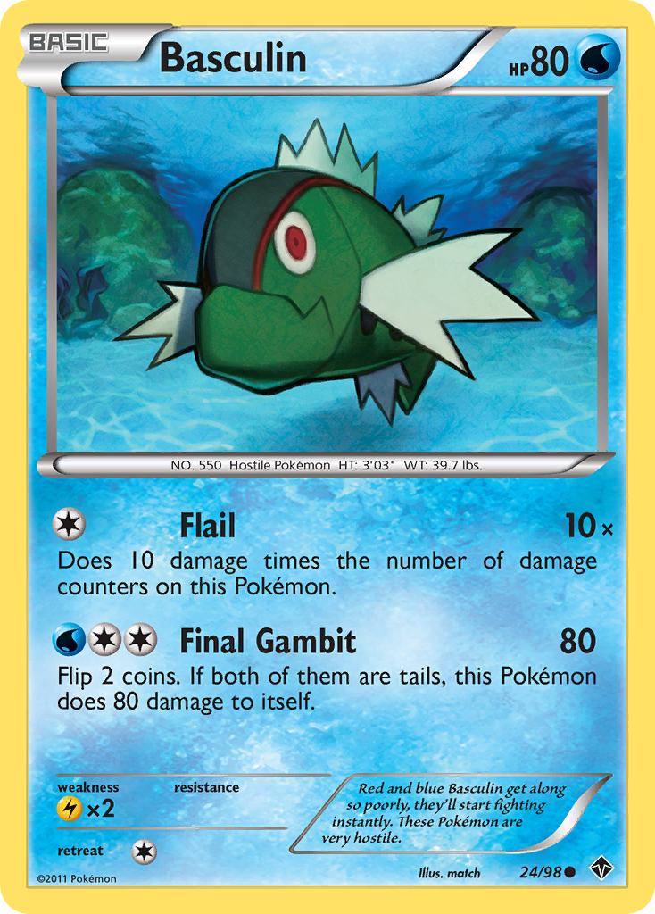 Basculin (24/98) [Black & White: Emerging Powers] | Game Haven TX