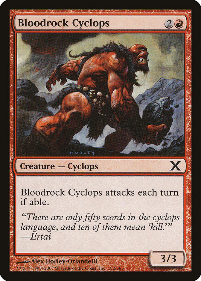 Bloodrock Cyclops [Tenth Edition] | Game Haven TX