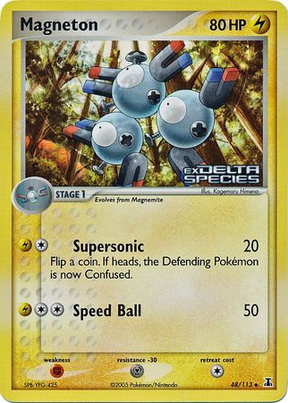 Magneton (48/113) (Stamped) [EX: Delta Species] | Game Haven TX