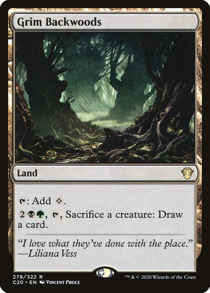 Grim Backwoods [Commander 2020] | Game Haven TX