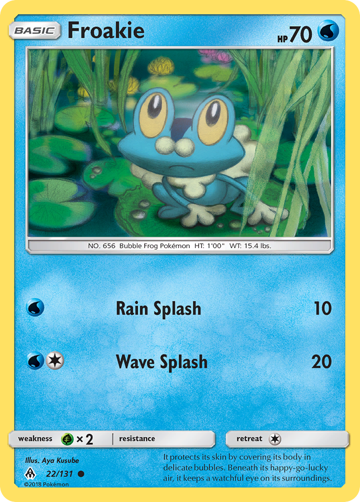 Froakie (22/131) [Sun & Moon: Forbidden Light] | Game Haven TX