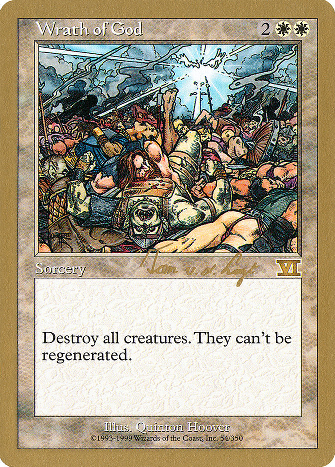 Wrath of God (Tom van de Logt) [World Championship Decks 2000] | Game Haven TX