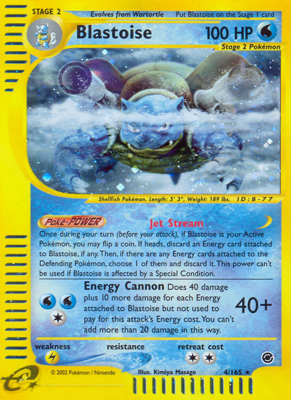 Blastoise (4/165) [Expedition: Base Set] | Game Haven TX