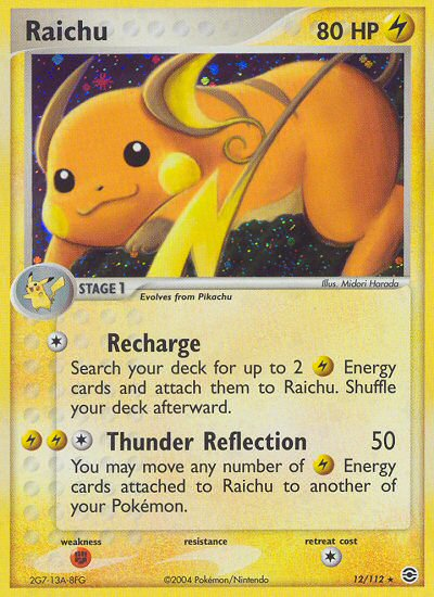 Raichu (12/112) [EX: FireRed & LeafGreen] | Game Haven TX