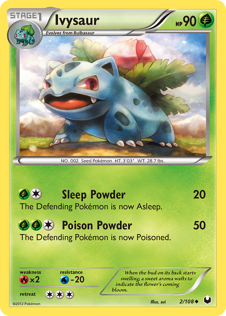 Ivysaur (2/108) [Black & White: Dark Explorers] | Game Haven TX
