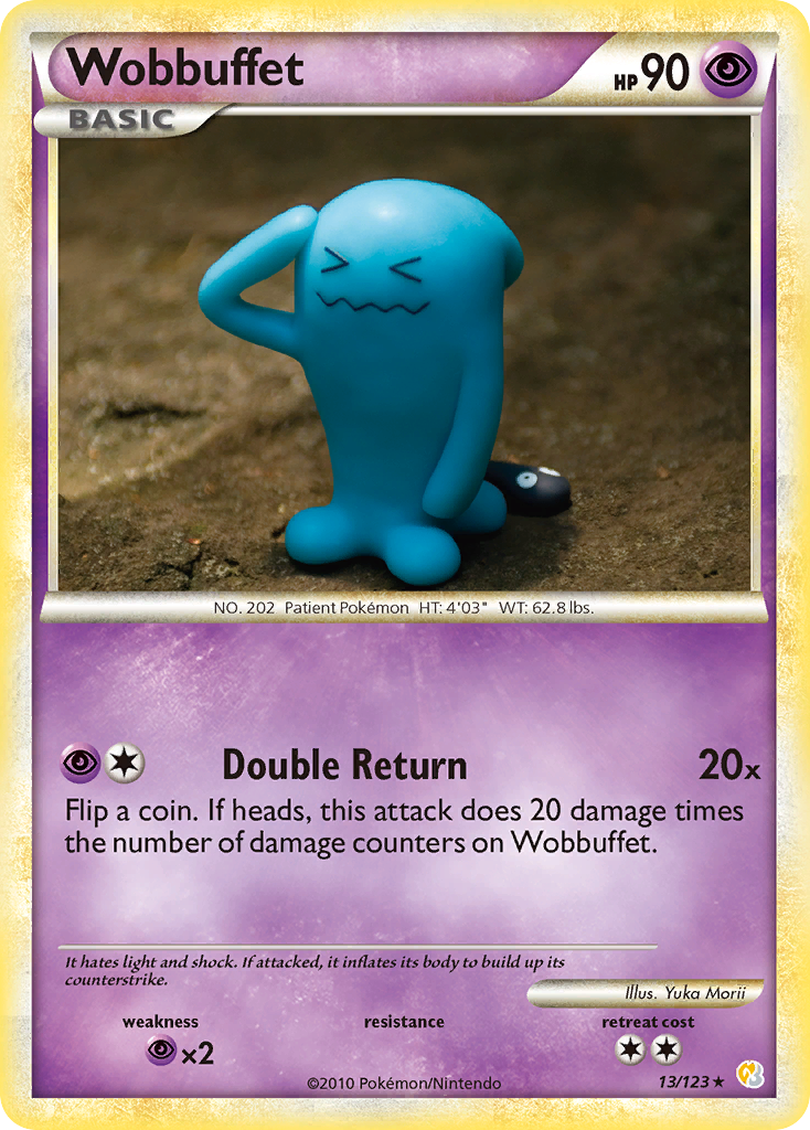 Wobbuffet (13/123) [HeartGold & SoulSilver: Base Set] | Game Haven TX