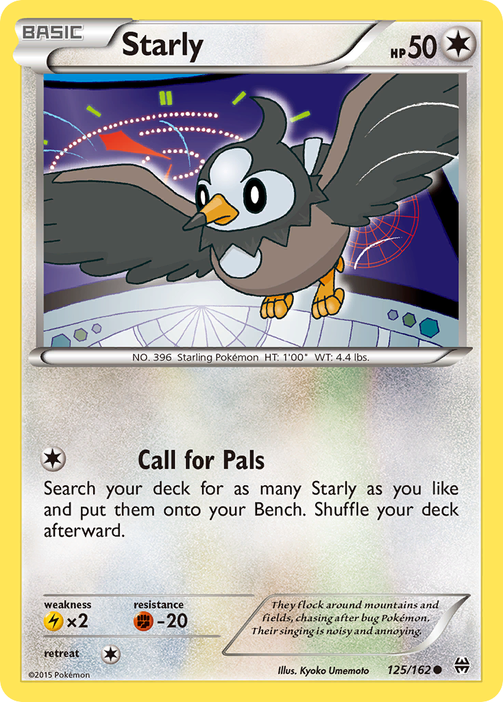 Starly (125/162) [XY: BREAKthrough] | Game Haven TX