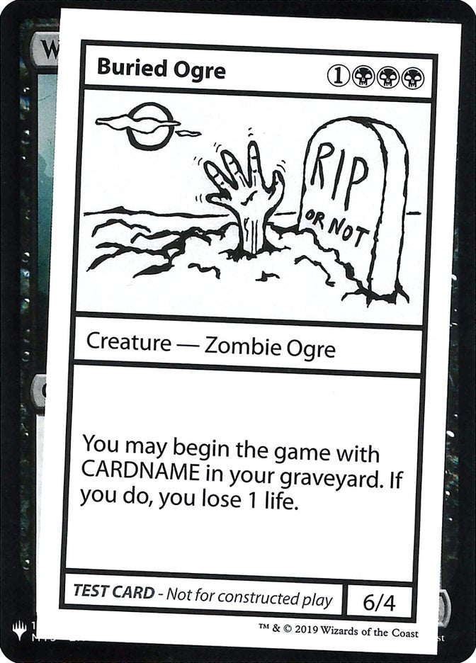 Buried Ogre [Mystery Booster Playtest Cards] | Game Haven TX