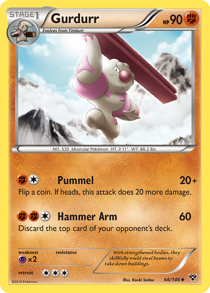 Gurdurr (66/146) [XY: Base Set] | Game Haven TX