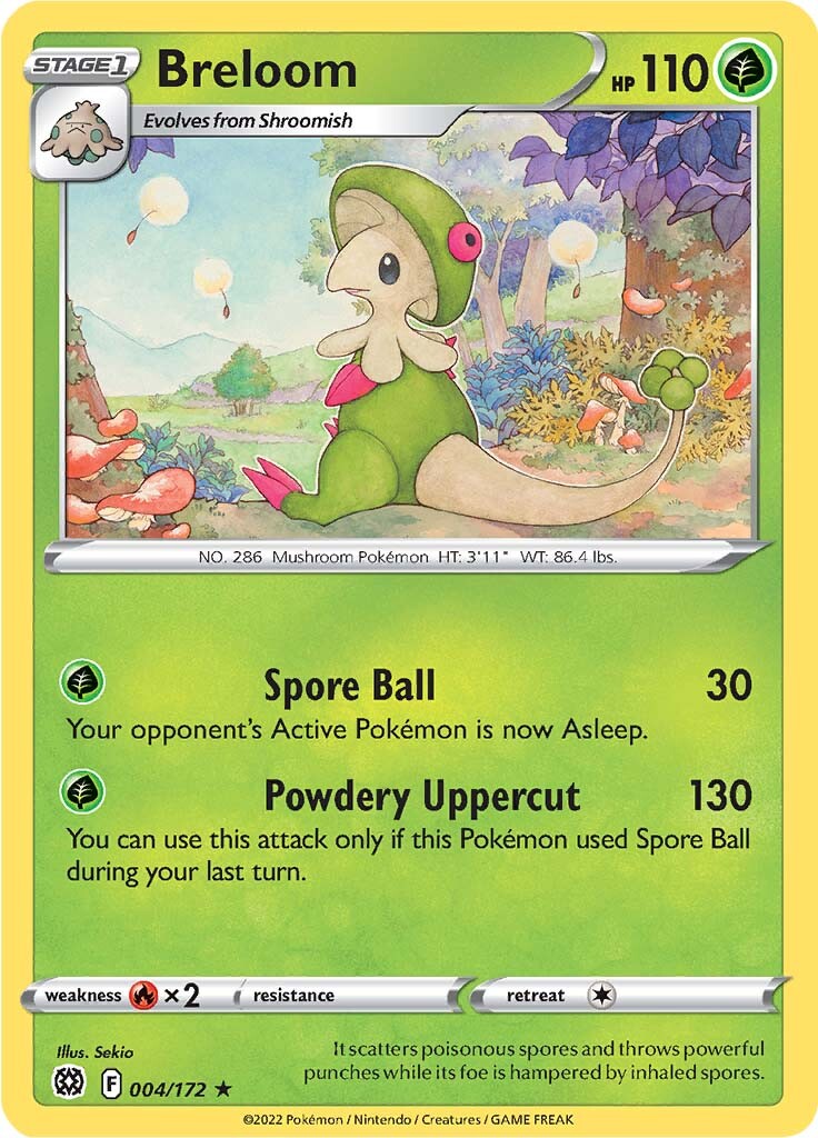Breloom (004/172) [Sword & Shield: Brilliant Stars] | Game Haven TX