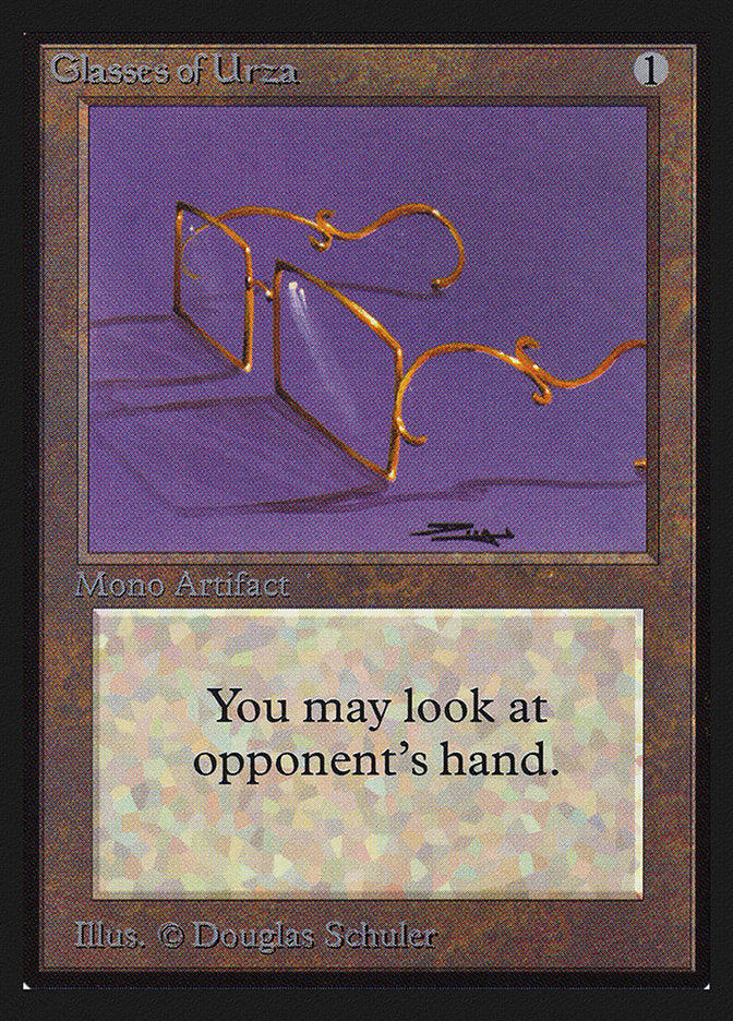 Glasses of Urza (IE) [Intl. Collectors’ Edition] | Game Haven TX