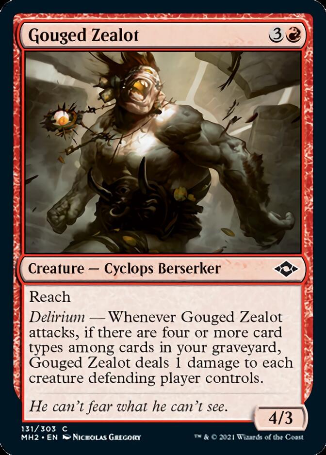 Gouged Zealot [Modern Horizons 2] | Game Haven TX