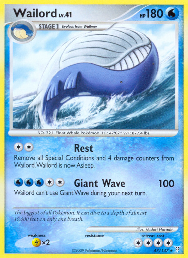 Wailord (47/147) [Platinum: Supreme Victors] | Game Haven TX