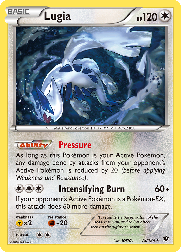 Lugia (78/124) [XY: Fates Collide] | Game Haven TX