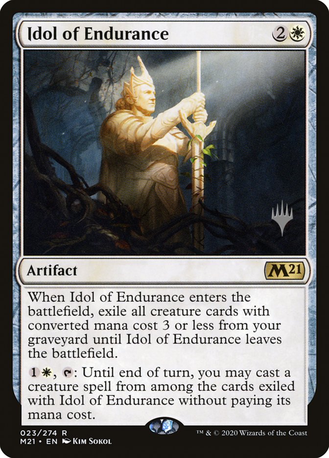 Idol of Endurance (Promo Pack) [Core Set 2021 Promos] | Game Haven TX