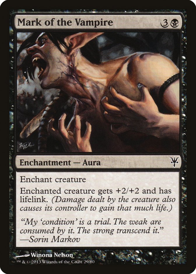 Mark of the Vampire [Duel Decks: Sorin vs. Tibalt] | Game Haven TX