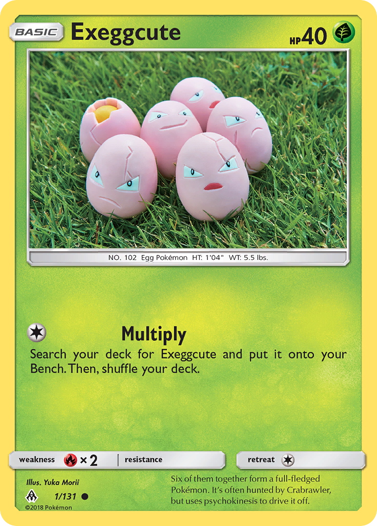 Exeggcute (1/131) [Sun & Moon: Forbidden Light] | Game Haven TX