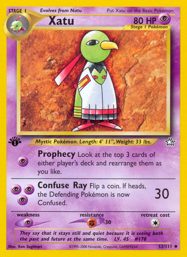 Xatu (52/111) [Neo Genesis 1st Edition] | Game Haven TX