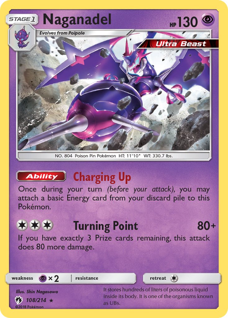 Naganadel(108/214) (Theme Deck Exclusive) [Sun & Moon: Lost Thunder] | Game Haven TX