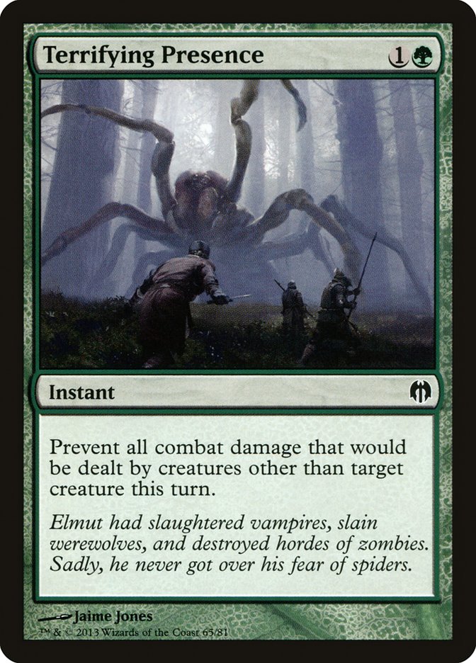 Terrifying Presence [Duel Decks: Heroes vs. Monsters] | Game Haven TX
