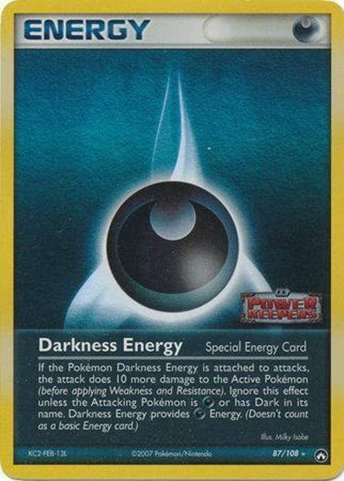 Darkness Energy (87/108) (Stamped) [EX: Power Keepers] | Game Haven TX