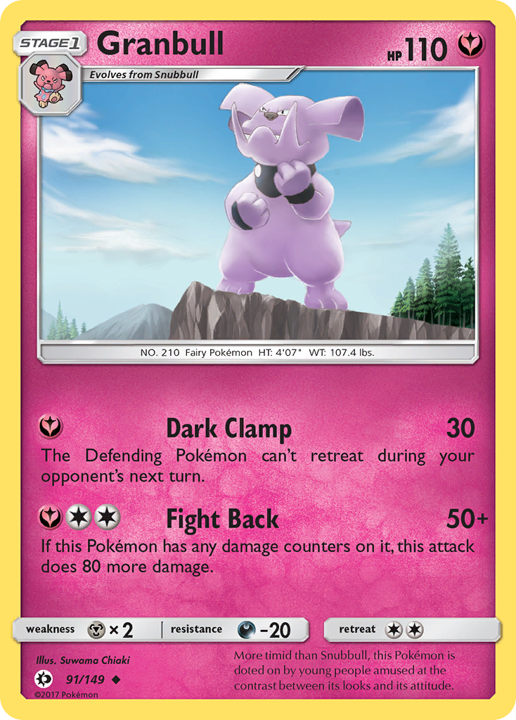 Granbull (91/149) [Sun & Moon: Base Set] | Game Haven TX